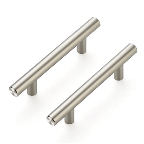 rectangle stainless steel cabinet pull|brushed stainless drawer pulls.